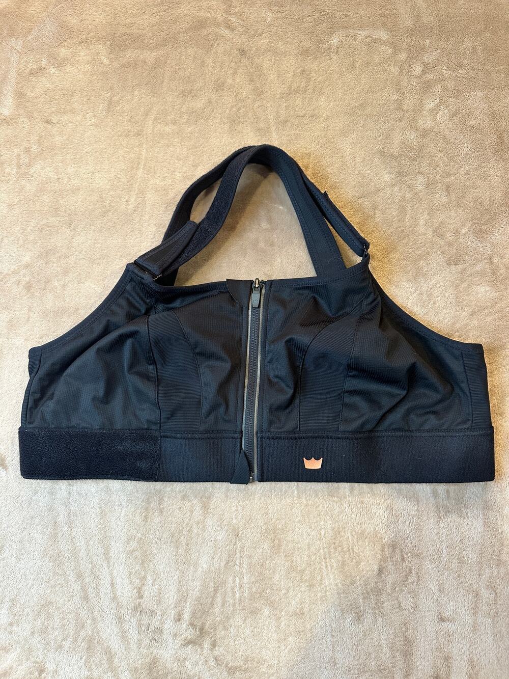 SHEFIT Ultimate Sports Bra Black NWOT Size 2 Luxe